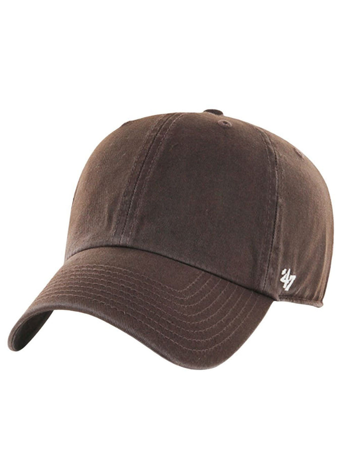 47 Blank Clean Up Flat Brown Hat | BROWN (BR)