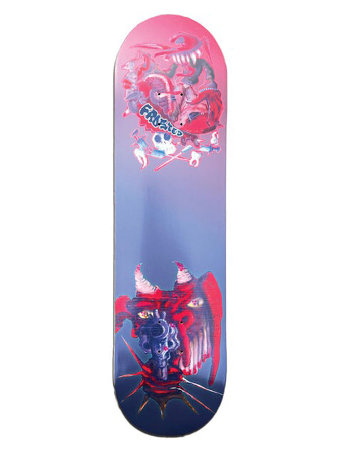 Frosted Flesh 8.5'' Skateboard Deck | CHARCOAL/RED