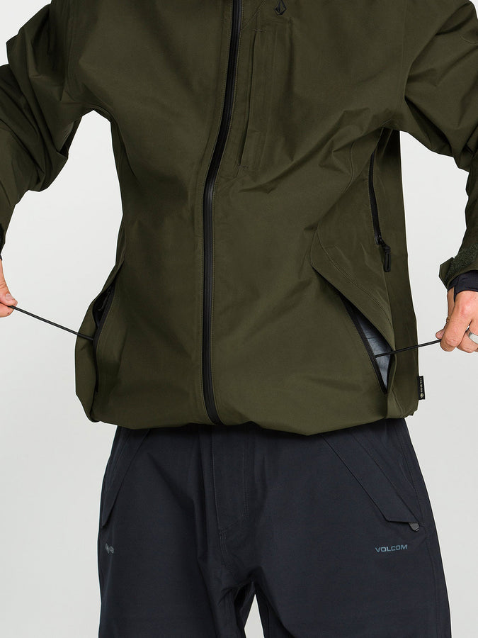 Volcom GORE-TEX Tester 3L 2027 – Shell Jacket | DARK GREEN (DGN)