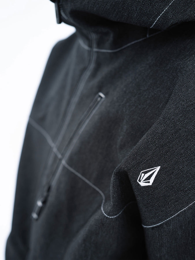 Volcom Top Stitch 2027 – Shell Jacket | BLACK DENIM (BD0)