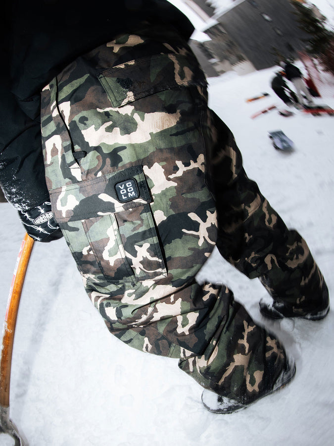 Volcom NWRK 20K Baggy 2027 – Shell Pants | CAMOUFLAGE (CMO)