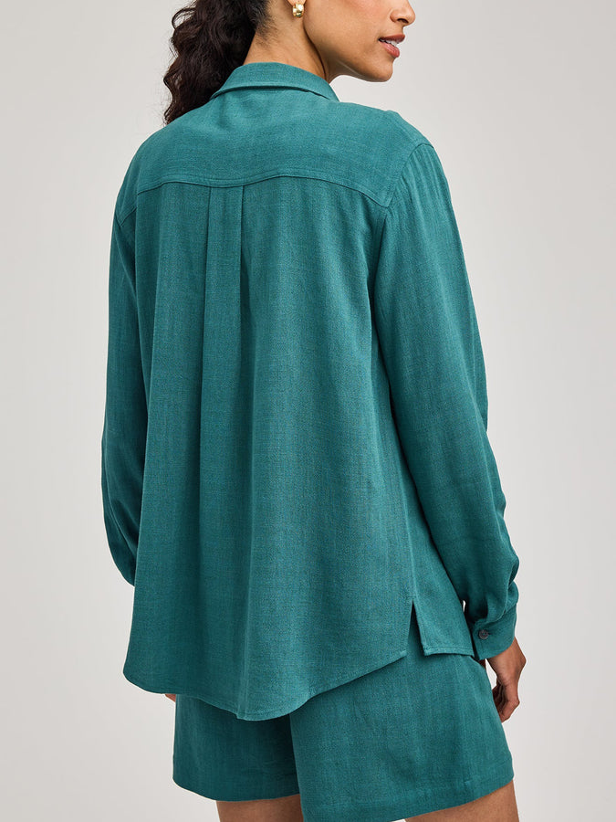 Gentle Fawn Portia Long Sleeve Buttondown Shirt Spring 2026 | LAGOON