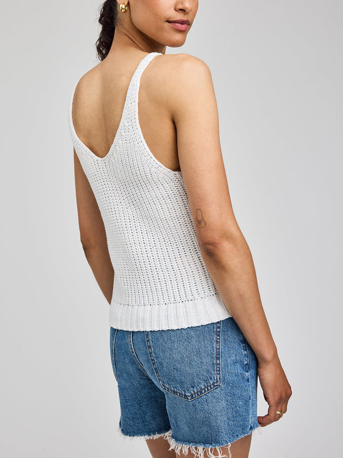 Gentle Fawn Lizzie Tank Top Summer 2026 |  WHITE