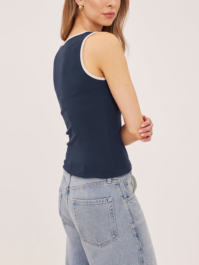 Gentle Fawn Naia Tank Top Fall 2026 | NAVY RINGER