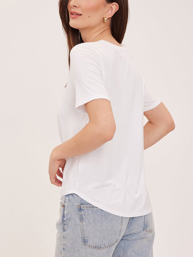 Gentle Fawn Jamie T-Shirt Fall 2026 | WHITE