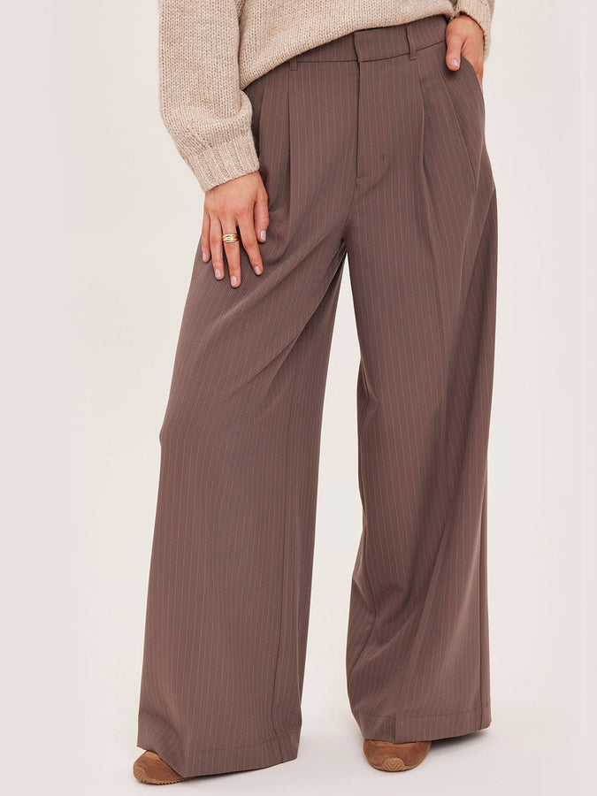 Gentle Fawn Collins Pants Holiday 2026 | CAFE PINSTRIPE