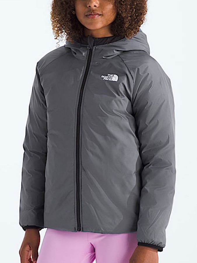 The North Face Reversible Perrito Hooded Jacket | TNF BLACK/SMOKED PEARL (WOO)