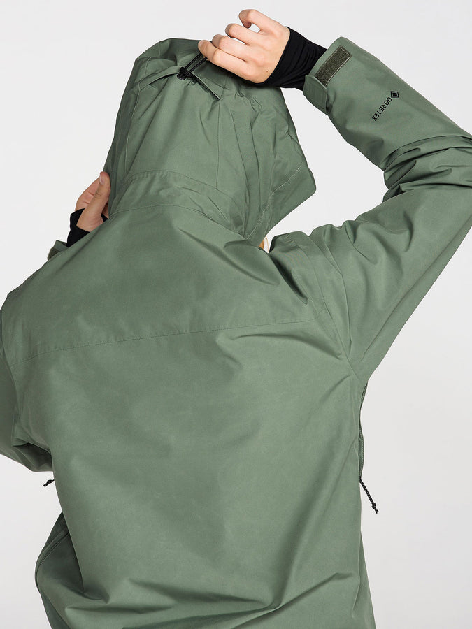 Volcom GORE-TEX Rowan Pullover 2027 – Women Insulated Jacket | LIGHT GREEN (LRN)