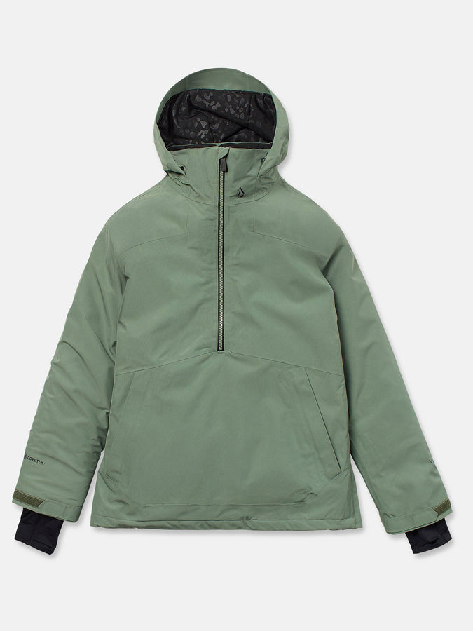 Volcom GORE-TEX Rowan Pullover 2027 – Women Insulated Jacket | LIGHT GREEN (LRN)