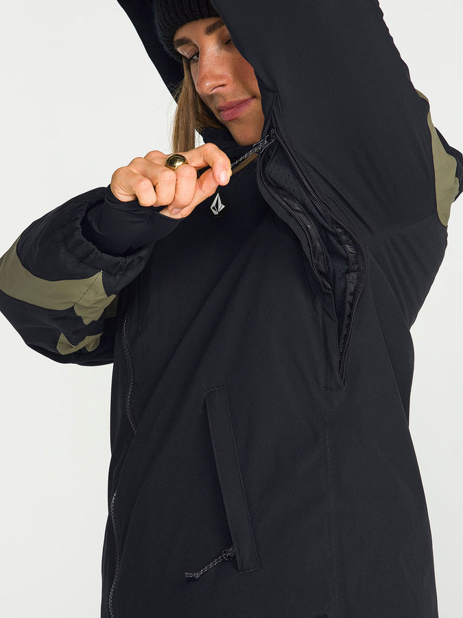 Volcom Shelter 3D Stretch 2027 – Women's Insulated Jacket | BLACK (BLK)