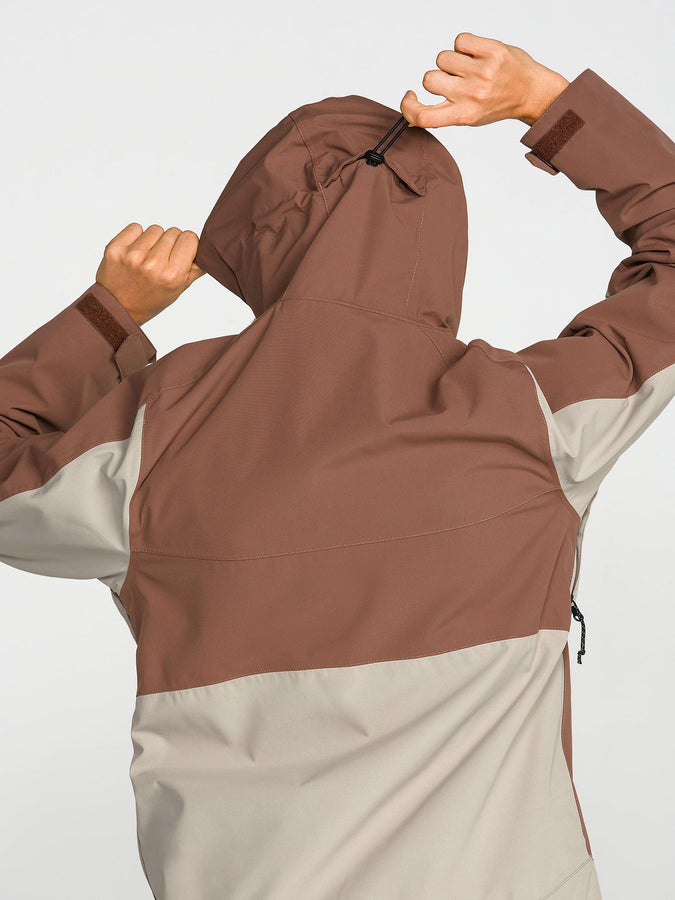 Volcom Harlan Pullover 2027 – Women's Shell Jacket | DESERT TAUPE (DT0)