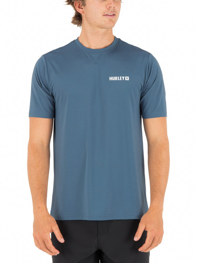 Hurley Hybrid Rashguard Spring 2026 | GREY TEAL (317)