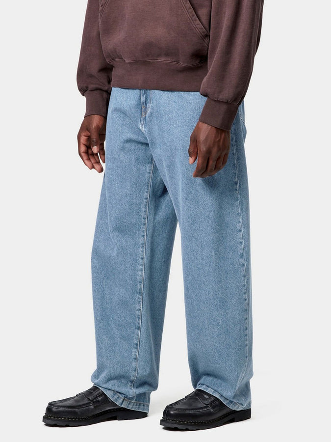 Carhartt Wip Landon Blue Heavy Stone Wash Jeans | BLUE HEAVY STONE WASH (0160)