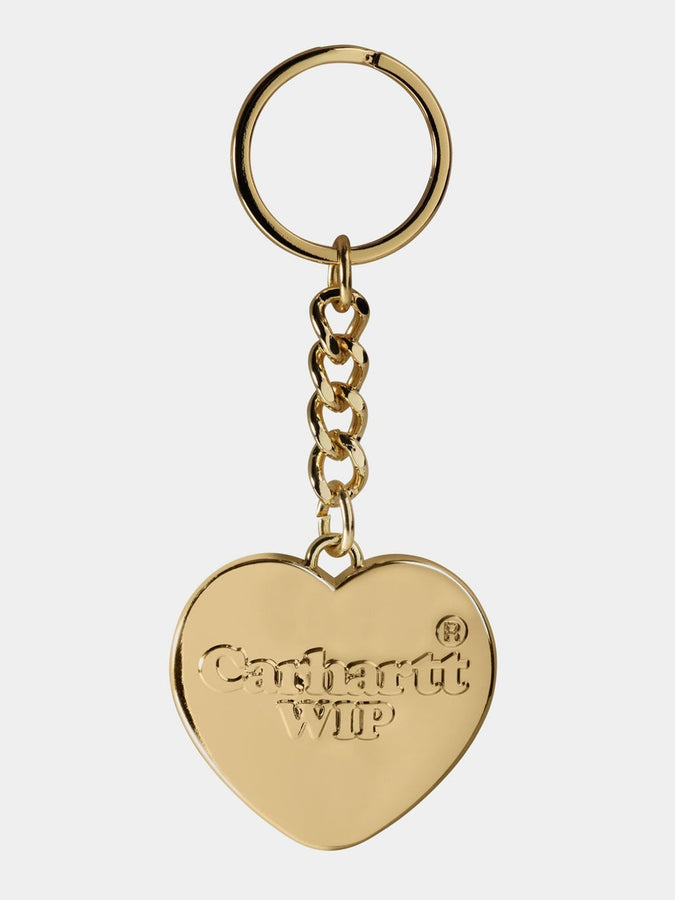 Carhartt Heart Key Chain | GOLD