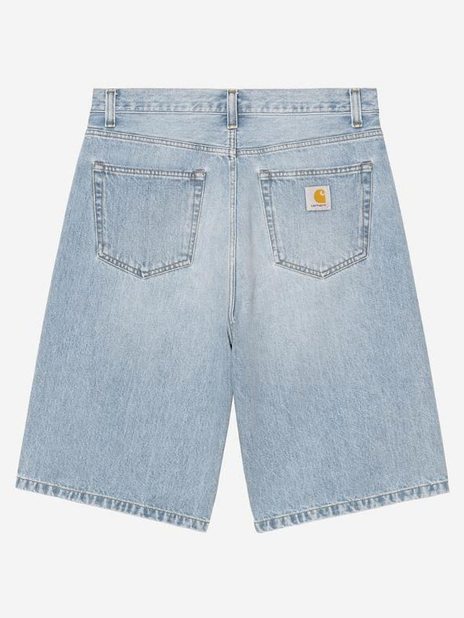 Carhartt Wip Langdon Blue Heavy Wrn Bleached Shorts Spring 26 | BLUE HEAVY WRN BLEACHED (01WU) 