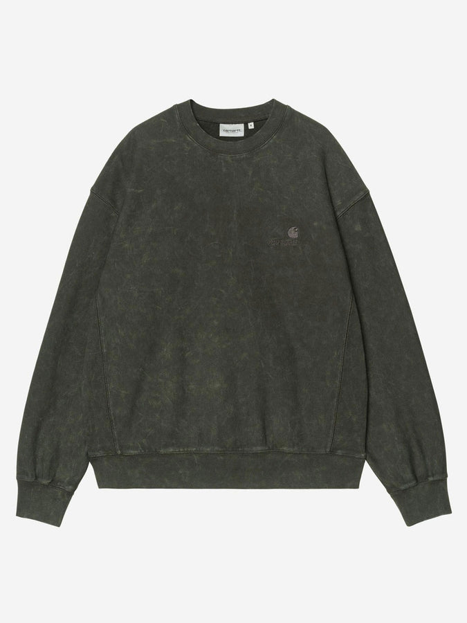 Carhartt WIP Lambert Crewneck Sweatshirt Fall 2026 | RAVEN MOON WASH (3T6FQ)