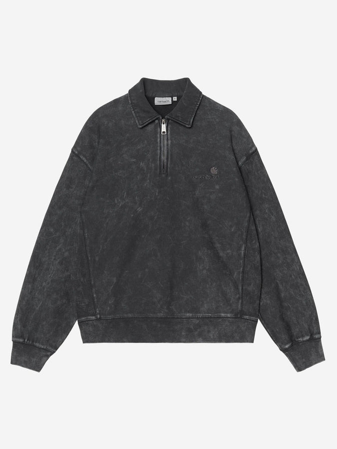 Carhartt WIP Lambert Polo Sweater Fall 2026 | BLACK MOON WASH (89FQ)