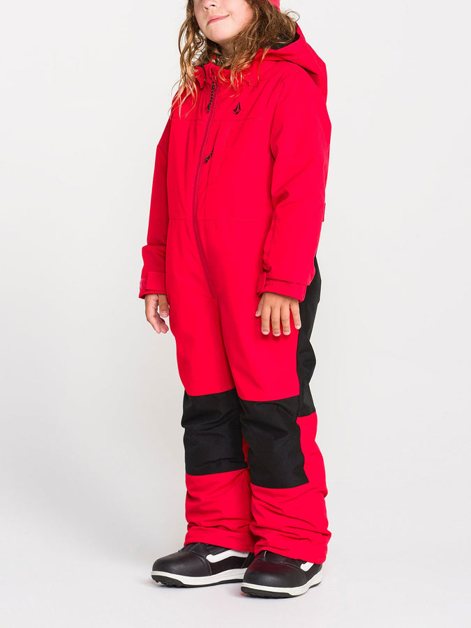 Volcom Little Flurry 2027 – Insulated One Piece (Kids 2-7) | BRIGHT CHERRY (B0C)