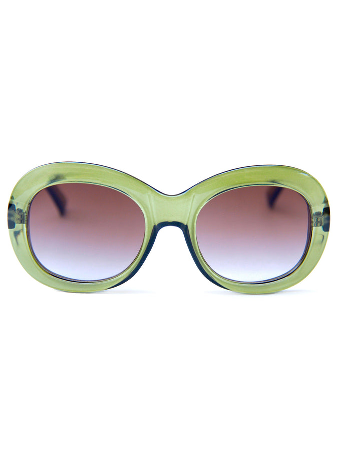 Happy Hour Bikini Beach Sunglasses 2025 | MOSS GREEN