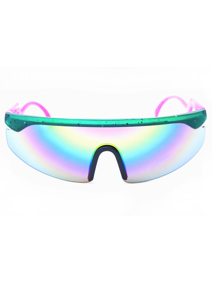 Happy Hour Accelerators Sunglasses 2025 | PROVOST TEAL PINK SPLATTER