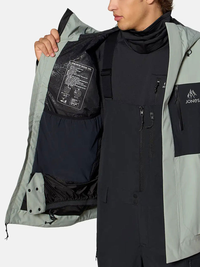 Jones MTN Surf 2027 – Insulated Jacket | GLACIER GREY