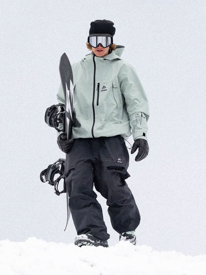 Jones MTN Surf 2027 – Shell Bib | STEALTH BLACK