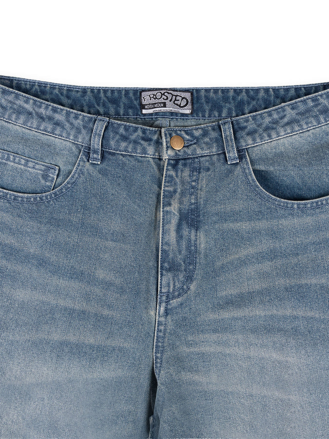 Frosted Wavy Classic Vintage Mid Blue Jeans Holiday 2026 | VINTAGE MID BLUE
