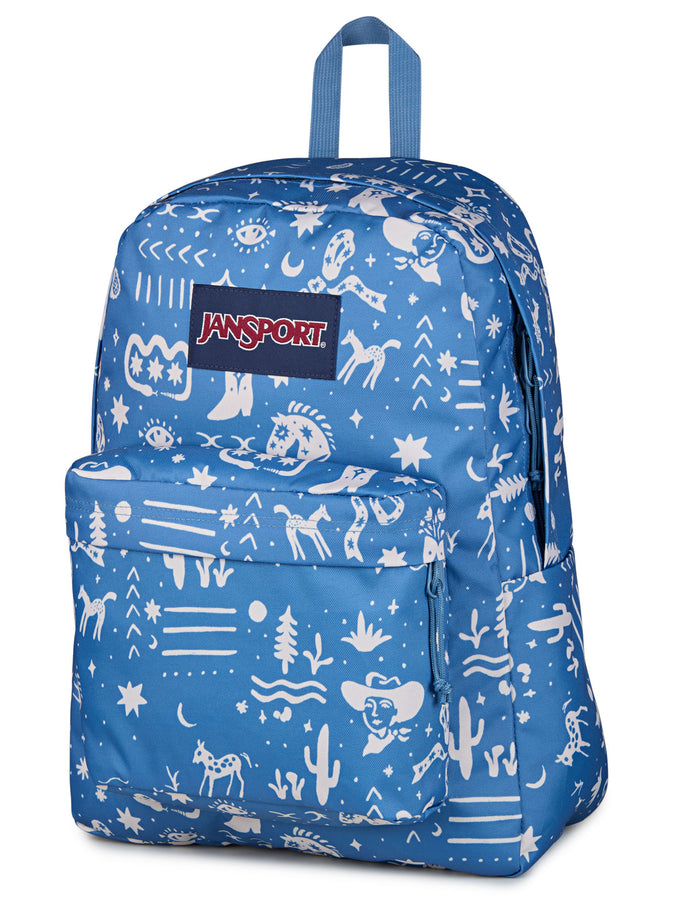 Jansport Superbreak Plus Backpack | YEEHAW/HORSE ELEMNTL BLU (A0S)