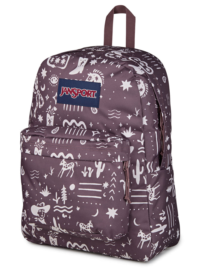 Jansport Superbreak Plus Backpack | YEEHAW/HORSE MHGN HZ/CRM (A0T)