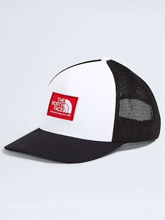 The North Face Keep It Patched Trucker Hat | TNF BLK/HRZN RED/TNF WHT (A14)