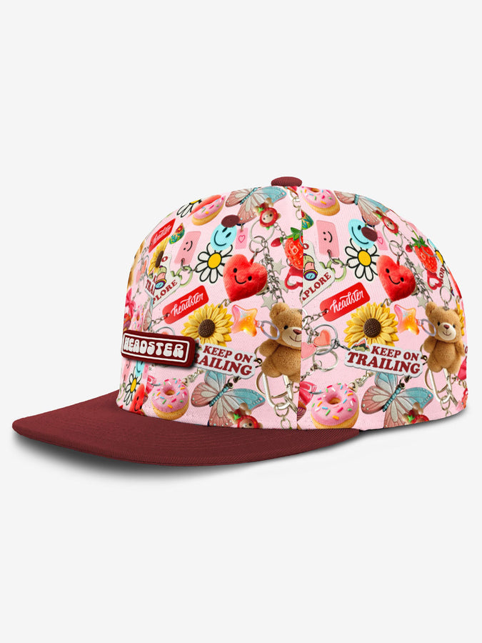 Headster Keychain Snapback Hat | SOFT PINK