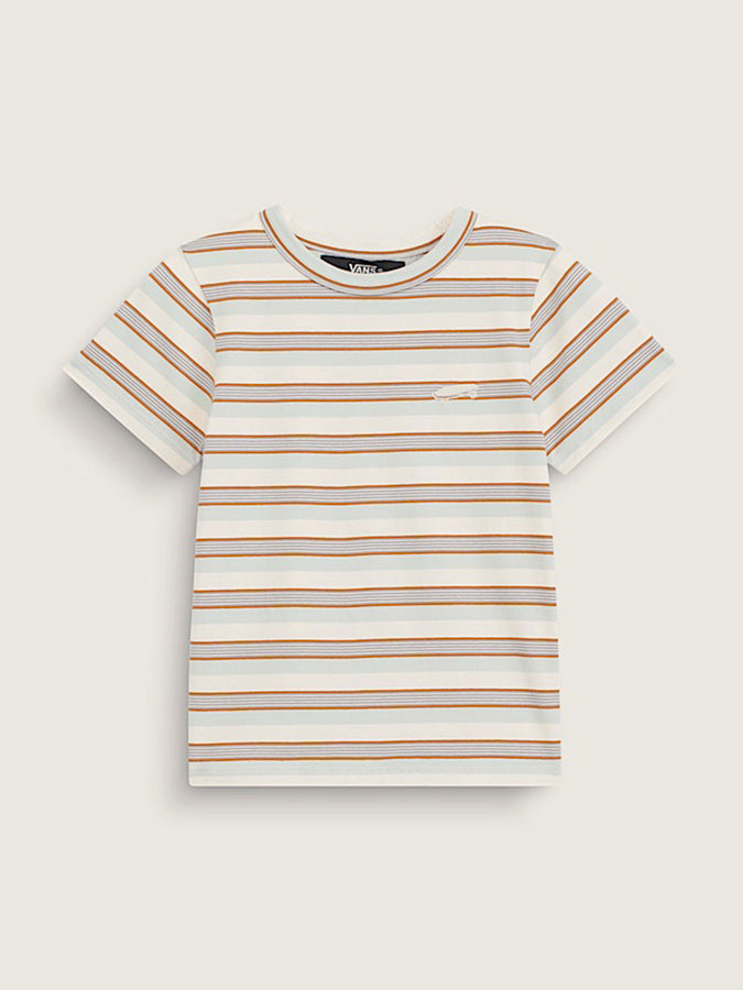 Vans Lucie Striped T-Shirt Fall 2026 | ALMOND CRISP (GRZ)