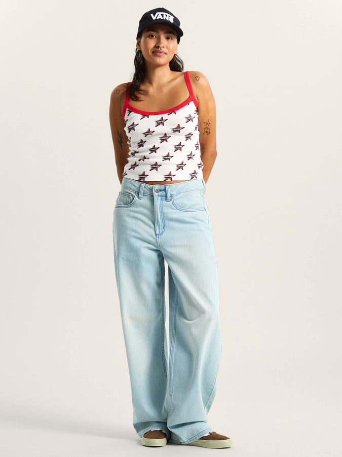 Vans Kiki Cami Tank Top Spring 2026 | RACING RED (IZQ)