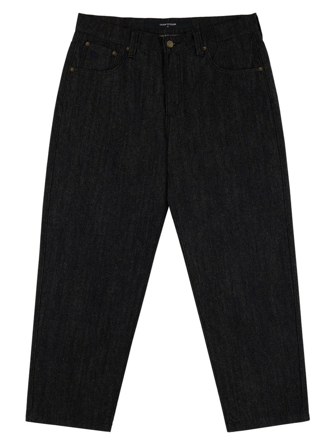 Chain To Bank Millions Roomy Fit Jeans Fall 2027 | RAW BLACK