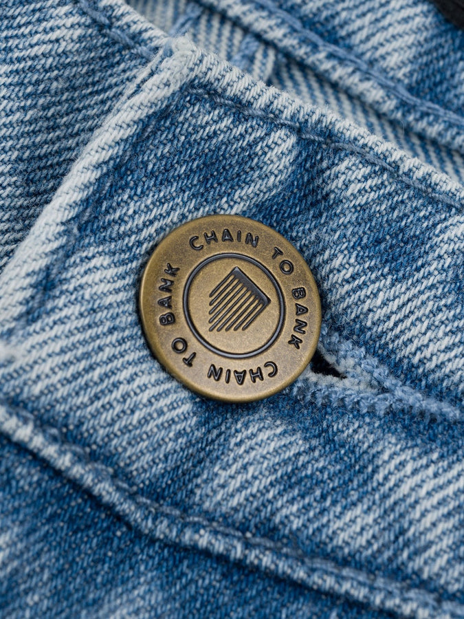 Chain To Bank Millions Roomy Fit Jeans Fall 2027 | WASHED FADED INDIGO