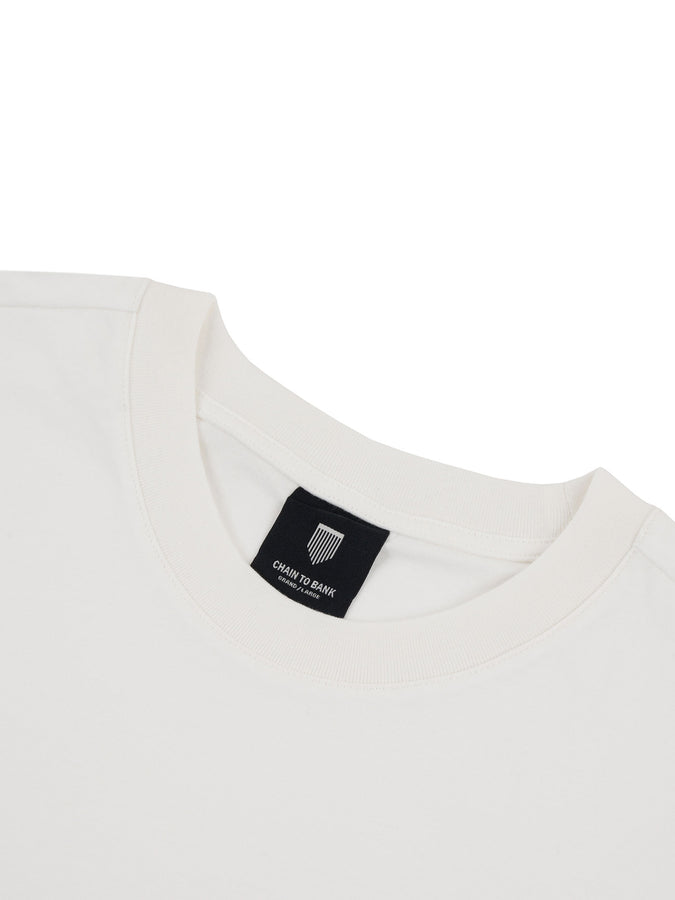 Chain To Bank Classic Staple T-Shirt Fall 2027 | WHITE