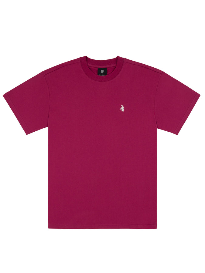 Chain To Bank Classic Staple T-Shirt Fall 2027 | BURGUNDY