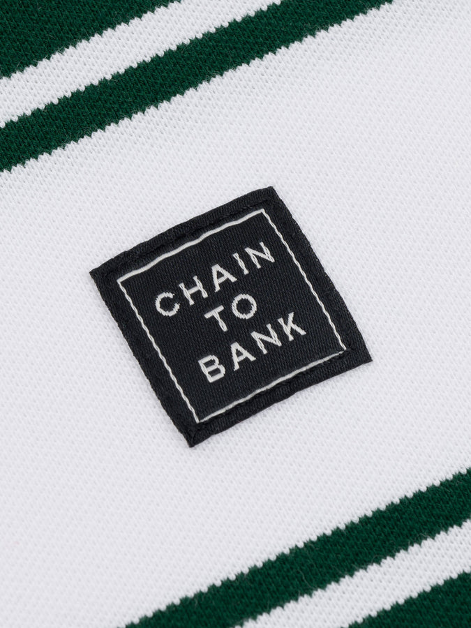 Chain To Bank Strife Stripe Long Sleeve T-Shirt Fall 2027 | GREEN