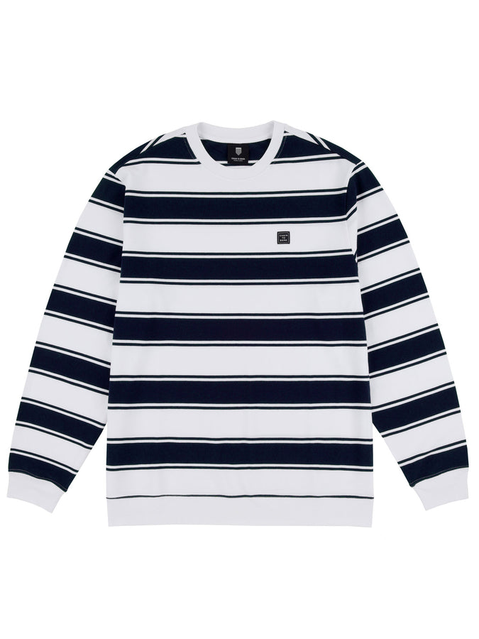 Chain To Bank Strife Stripe Long Sleeve T-Shirt Fall 2027 | NAVY