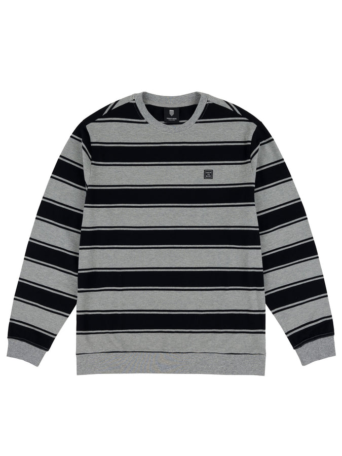 Chain To Bank Strife Stripe Long Sleeve T-Shirt Fall 2027 | BLACK