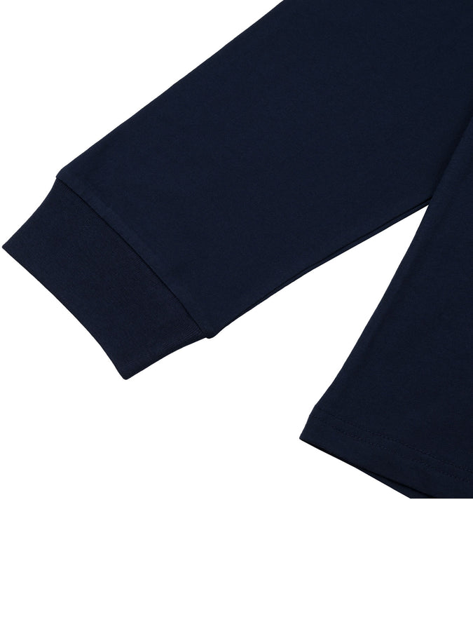 Chain To Bank Classic Staple Long Sleeve T-Shirt Fall 2027 | NAVY