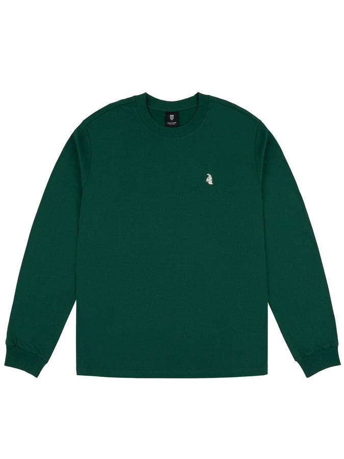Chain To Bank Classic Staple Long Sleeve T-Shirt Fall 2027 | GREEN