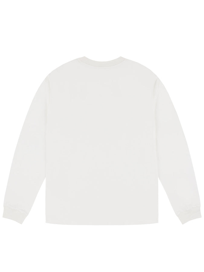 Chain To Bank Classic Staple Long Sleeve T-Shirt Fall 2027 | WHITE