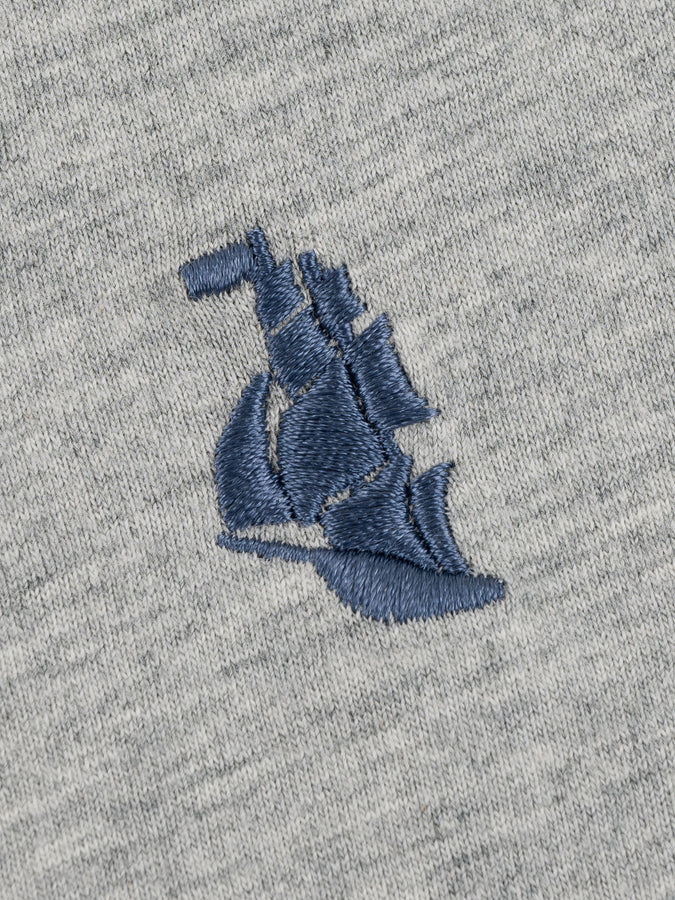 Chain To Bank Classic Staple Long Sleeve T-Shirt Fall 2027 | HEATHER GREY