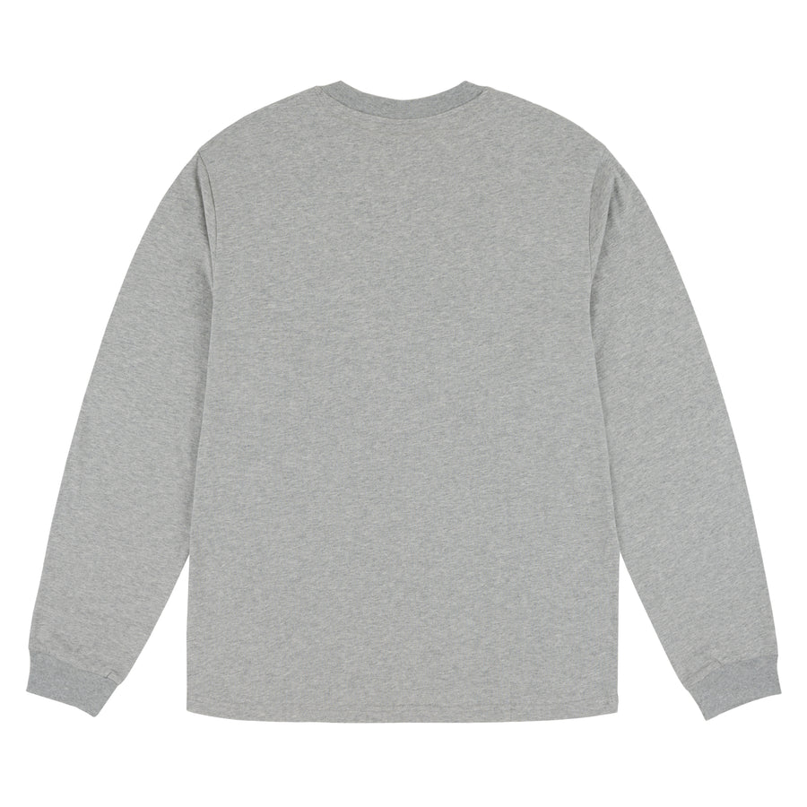 Chain To Bank Classic Staple Long Sleeve T-Shirt Fall 2027 | HEATHER GREY