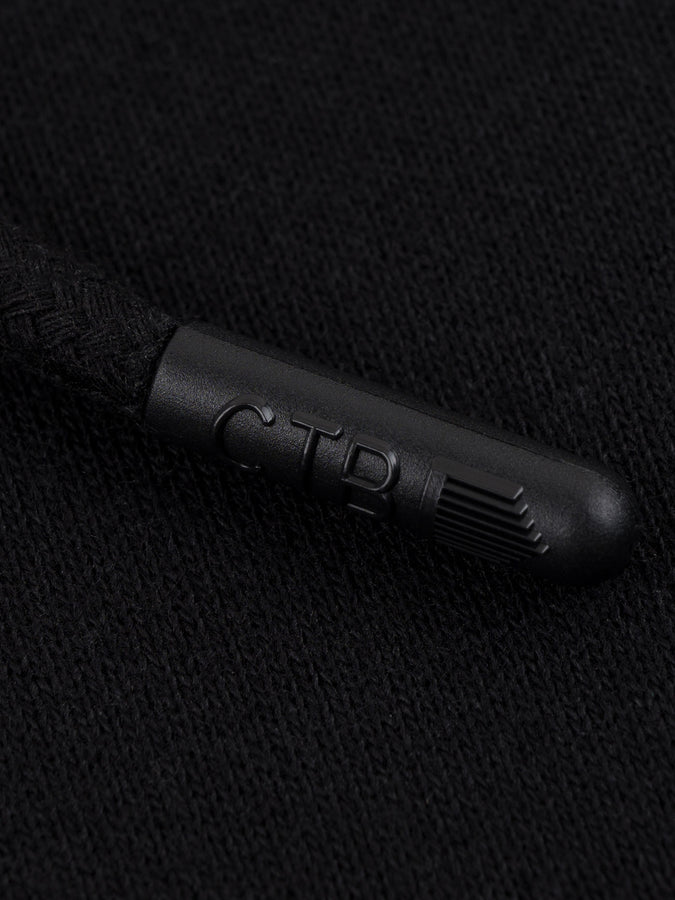 Chain To Bank Classic FT Shield Logo Zip Hoodie Fall 2027  | BLACK