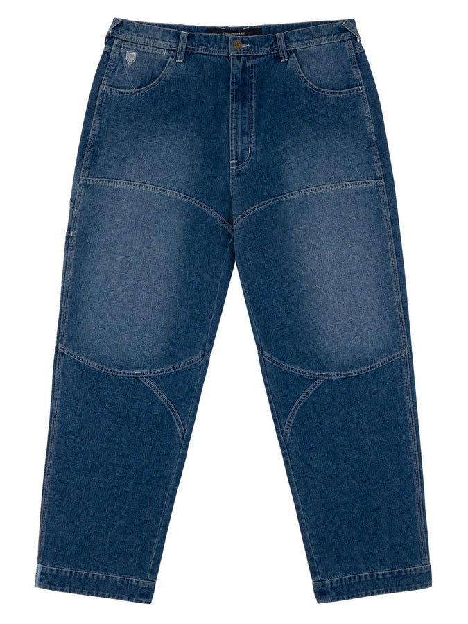 Chain To Bank Oil Fields Articulated Jeans Fall 2027 | LIGHT INDIGO WASH