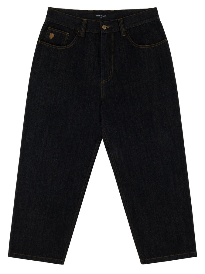 Chain To Bank Billions Baggy Fit Jeans Fall 2027 | MEDIUM BLACK WASH
