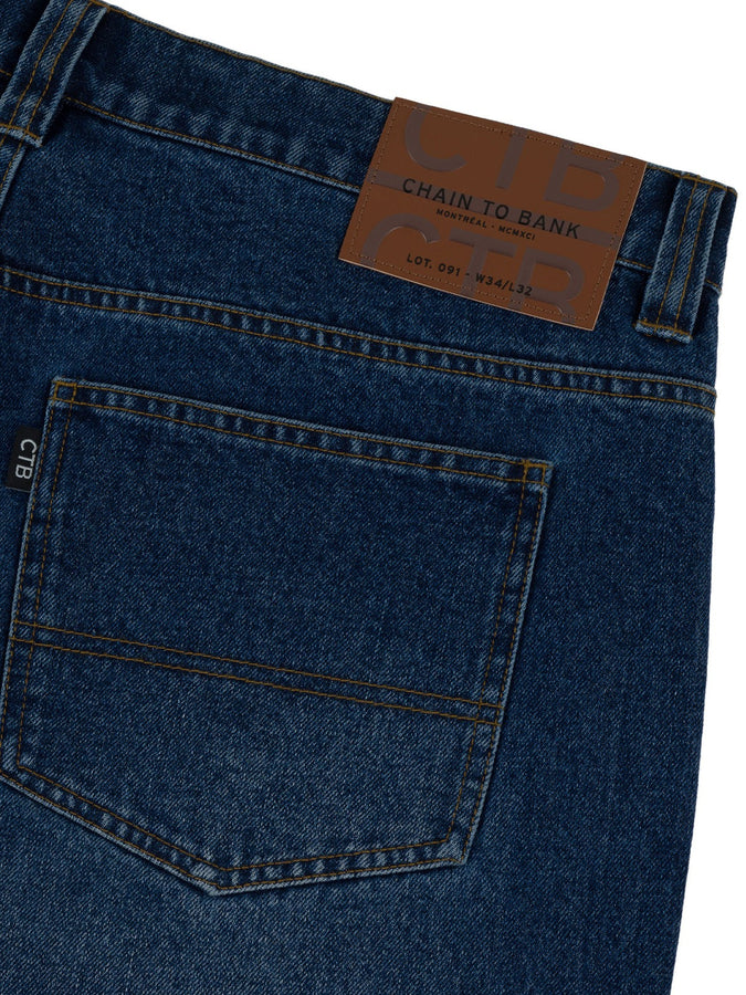 CTB Millions Roomy Fit Ripped Distressed Jeans Fall 2027 | RIPPED DISTRESSED INDIGO WASH