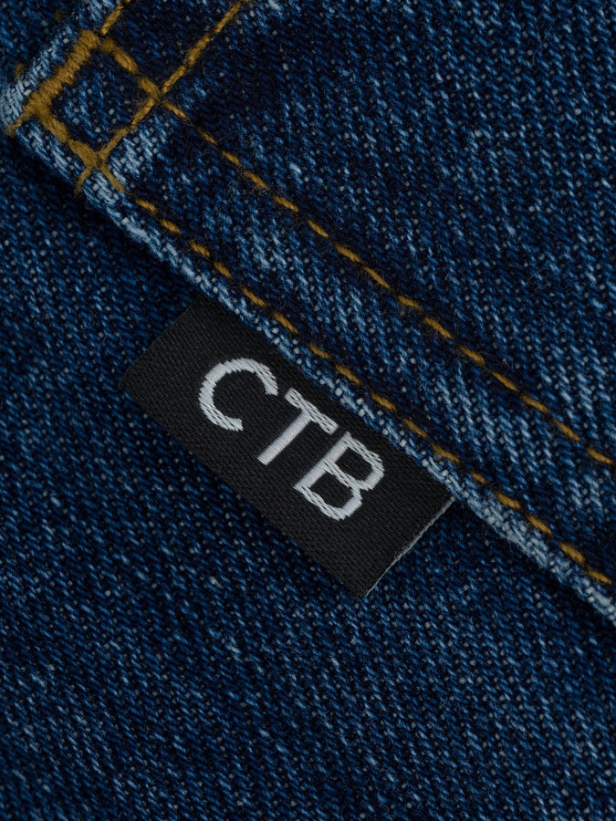 CTB Millions Roomy Fit Ripped Distressed Jeans Fall 2027 | RIPPED DISTRESSED INDIGO WASH
